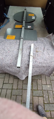 Halteverbotsschild Oberteil mit Verlngerungsmast